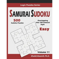 Samurai Sudoku: 500 Easy Sudoku Puzzles Overlapping into 100 Samurai Style