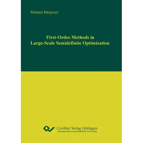 First-Order Methods in Large-Scale Semidenite Optimization