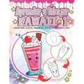 Aprender a Dibujar Kawaii 1: Comida linda, postres, magdalenas, helados, frutas, pizza y más: Adorables y lindos dibujos de Kawaii Relajación y ali