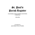 St. Paul's Parish Register