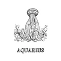 Aquarius: Coloring Book with Three Different Styles of All Twelve Signs of the Zodiac. 36 Individual Coloring Pages. 8.5 x 11