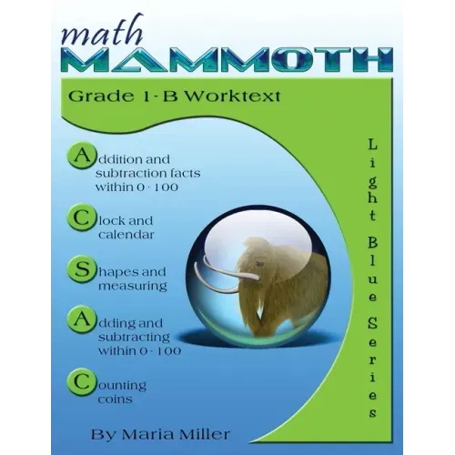 Math Mammoth Grade 1-B Worktext