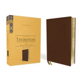 Kjv, Thompson Chain-Reference Bible, Genuine Leather, Calfskin, Brown, Red Letter, Comfort Print