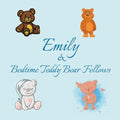Emily & Bedtime Teddy Bear Fellows: Short Goodnight Story for Toddlers - 5 Minute Good Night Stories to Read - Personalized Baby Books with Your Child