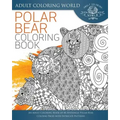 Polar Bear Coloring Book: An Adult Coloring Book of 40 Zentangle Polar Bear Coloing Pages with Intricate Patterns