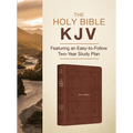 The Holy Bible Kjv: Featuring an Easy-To-Follow Two-Year Study Plan [Cinnamon & Gold]