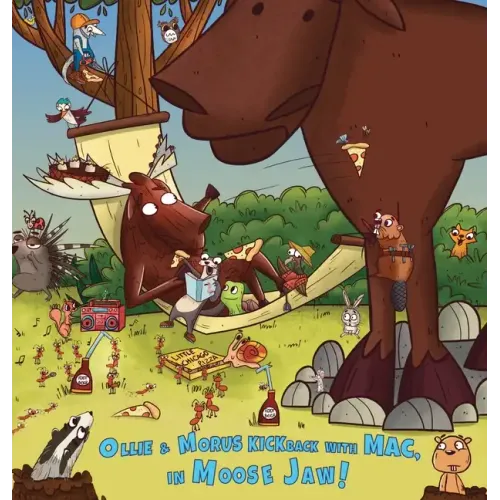 Ollie & Morus Kickback with MAC, In Moose Jaw!: Cold-a-da Is Loony for MAC & Morus Moose!