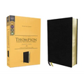 Kjv, Thompson Chain-Reference Bible, Handy Size, European Bonded Leather, Black, Red Letter, Comfort Print
