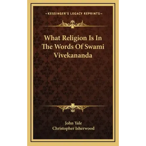 What Religion Is in the Words of Swami Vivekananda