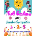 Math Readiness And Number Recognition. For preschoolers and toddlers: Preschoolers and Toddlers Math Workbook Ages 3-5-Pages in COLOR-8,5" x 11"-Suita