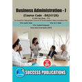 Business Adiministration (Business Adiministration) (Paper - I)(S.Y.B.Com, S.P. College, Sem.-IV)