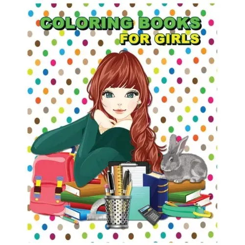 Coloring Books For Girls: Stress Relief Coloring Book: Flower Designs