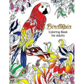 Bird Topia Coloring Book For Adults: Stress Relief Coloring Book For Grown-ups Paisly, Henna and Mandala Parrot, Budgerigar, Lovebird, Owl, Pigeons, H