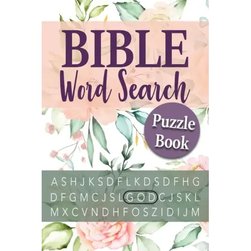 Bible Word Search Puzzle Book: Large Print Puzzle Word Search For Adults