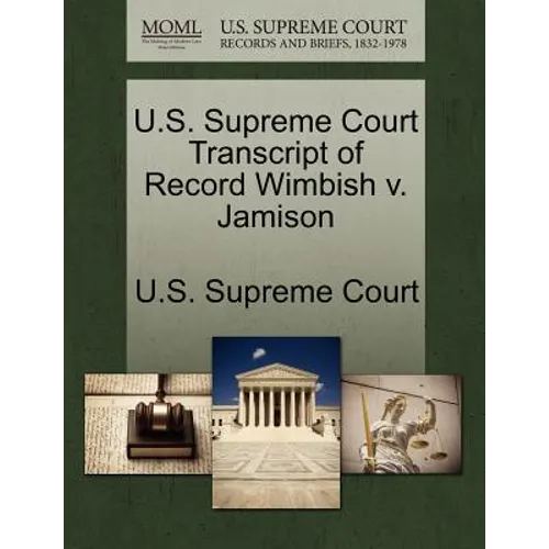 U.S. Supreme Court Transcript of Record Wimbish V. Jamison