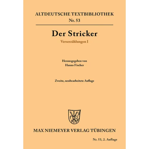 Verserzählungen I