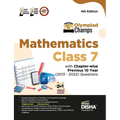 Olympiad Champs Mathematics Class 7 with Chapter-wise Previous 10 Year (2013 - 2022) Questions 4th Edition Complete Prep Guide with Theory, PYQs, Past