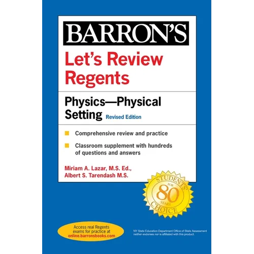 Let's Review Regents: Physics--The Physical Setting Revised Edition