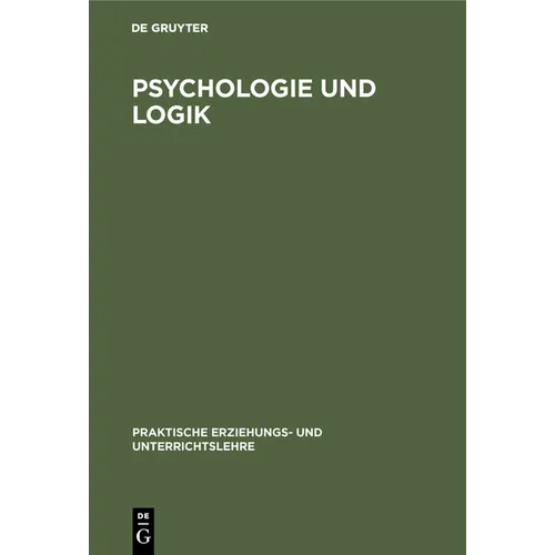 Psychologie Und Logik