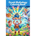 Greek Mythology Coloring Book for Kids Ages 7 to 13: Explore and bring to life Greek Gods, Heroes, and Mythical Creatures through coloring!