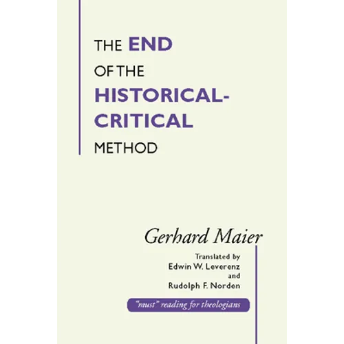 The End of the Historical-Critical Method