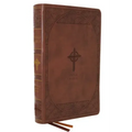 Nabre, New American Bible, Revised Edition, Catholic Bible, Large Print Edition, Leathersoft, Brown, Thumb Indexed, Comfort Print: Holy Bible