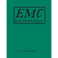 Early Modern Culture: Vol. 12