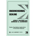 Unidimensional Scaling
