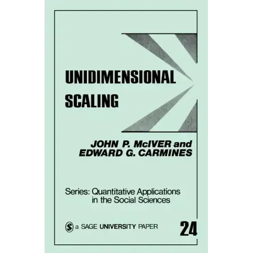 Unidimensional Scaling