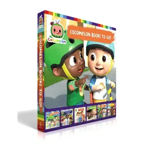 Cocomelon Books to Go! (Boxed Set): Ready for School!; Let's Meet the Doctor!; What Makes Me Happy; I Like My Name; Playdate with Cody; I'm a Firefigh