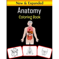Anatomy Coloring Book: Color and learn with fun: Anatomy pictures, coloring and learning book with fun for kids (60 Pages with human body parts images