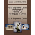 U.S. Supreme Court Transcript of Record de Rodriguez V. Vivoni