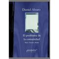 El problema de la comunidad: Marx, Tönnies, Weber