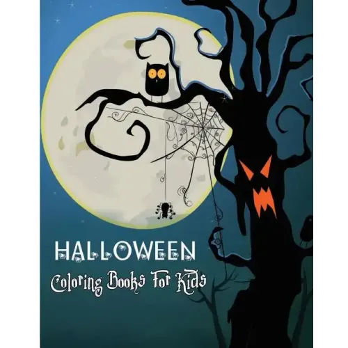 Halloween Coloring Books For Kids: 100 Pages