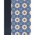 Rvr 1960 Biblia de Apuntes Edición Letra Grande, Piel Fabricada Y Mosaico Crema Y Azul
