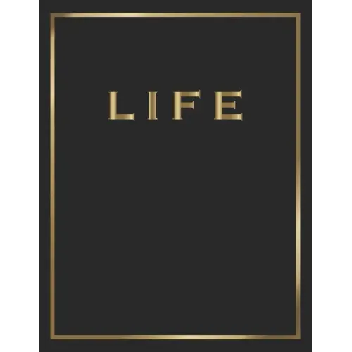 Life: Gold and Black Decorative Book - Perfect for Coffee Tables, End Tables, Bookshelves, Interior Design & Home Staging Ad