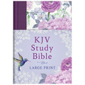 KJV Study Bible - Large Print [hummingbird Lilacs]