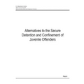 Alternatives to the Secure Detention and Confinement of Juvenile Offenders