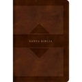 Rvr 1960 Biblia Letra Grande Tamaño Manual Edición Tierra Santa, Café Símil Piel Mass Market