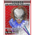Horror and Nightmare Creatures Mosaic Color by Number Dark Fantasy Adult Coloring Book