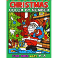 Christmas Color by Number for kids ages 4-8