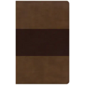 KJV Large Print Personal Size Reference Bible, Saddle Brown Leathertouch