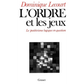 L'ordre et les jeux