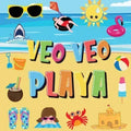 Veo Veo - Playa: ¿Puedes Encontrar el Bikini, la Toalla y el Helado? ¡Un Divertido Juego de Buscar y Encontrar para el Verano en la Pla
