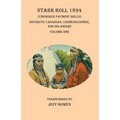 Starr Roll 1894 (Cherokee Payment Rolls) Volume One: Districts: Canadian, Cooweescoowee, and Delaware