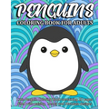 Penguins Coloring Book For Adults: Cute Penguin Coloring Book containing 20 pages filled with paisley, henna and Mandala designs