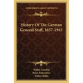 History Of The German General Staff, 1657-1945