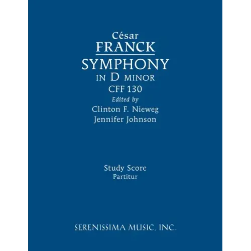 Symphony in D minor, CFF 130: Study score