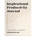 You Are Strong & Courageous: Inspirational Productivity Journal