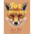 Fox coloring book: Adult Coloring Book of 35 Stress Relief Fox Designs to Help You Relax and Unwind Plants and Wildlife for Stress Relief